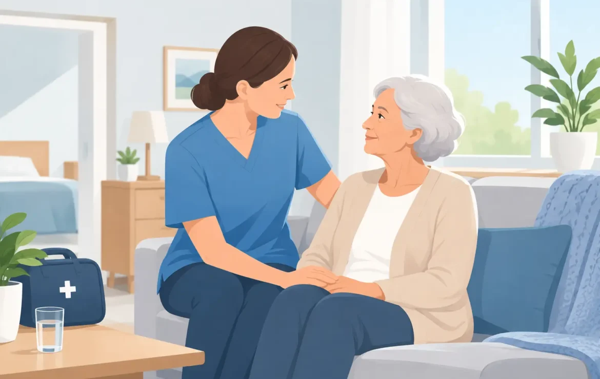 Betreuung nach Krankenhausentlassung zu Hause