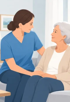 Betreuung nach Krankenhausentlassung zu Hause
