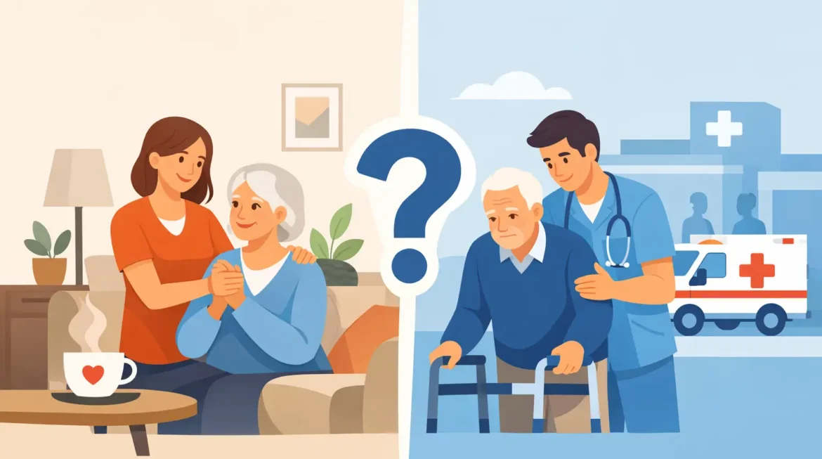 Betreuungskraft oder Pflegedienst: Was passt?