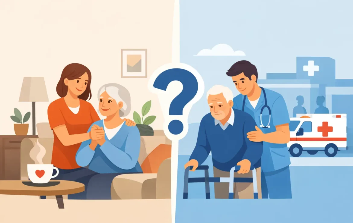 Betreuungskraft oder Pflegedienst: Was passt?