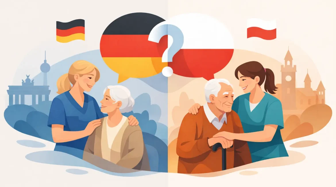 Deutschsprachige oder polnische Betreuungskraft?