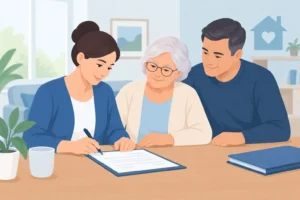 Betreuungsvertrag Prüfung für pflegende Familien