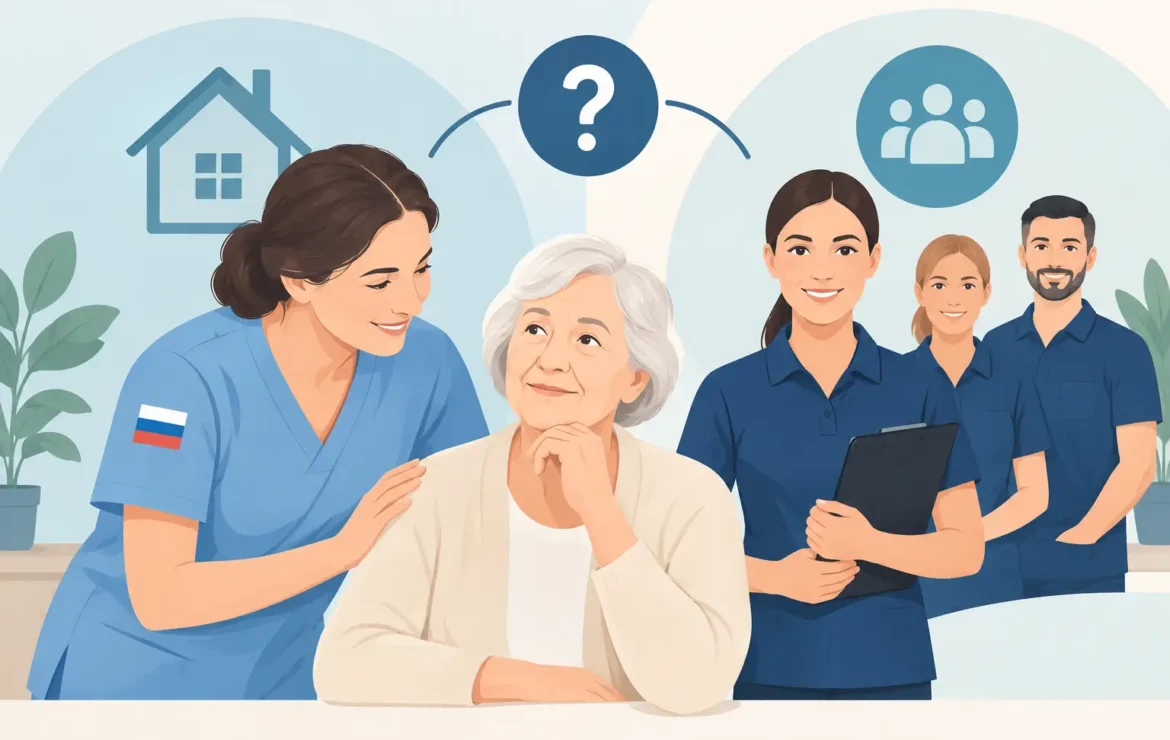 Osteuropäische Pflegekraft oder Pflegedienst?